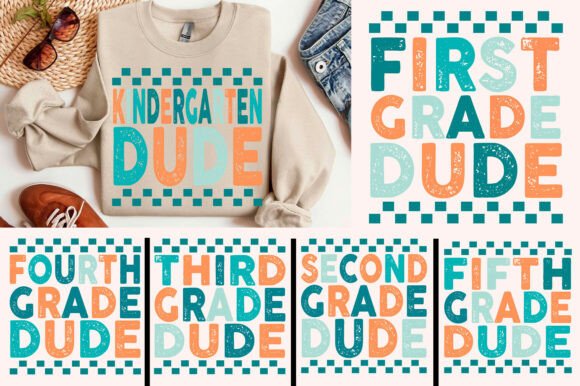 Back to School Dude Png Svg Bundle