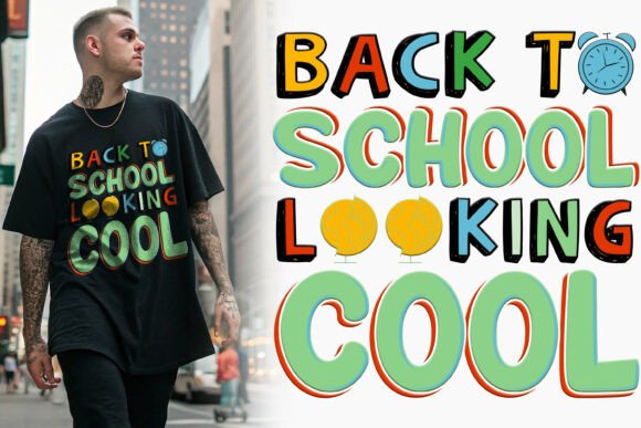 Back to School Looking Cool Best T-shirt: Graphics & Crafts
