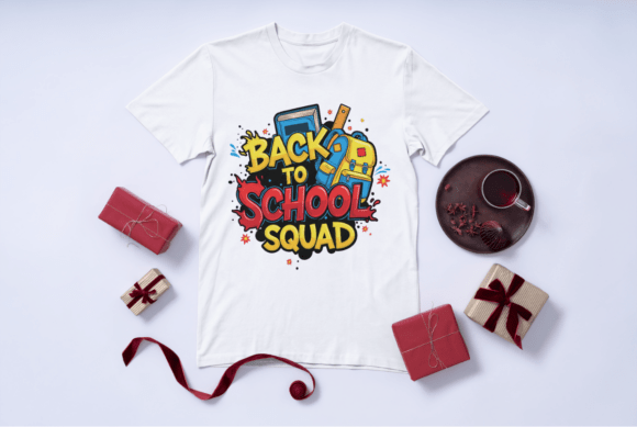 Back to School Squad SVG Design: Graphics for T-Shirt Designs