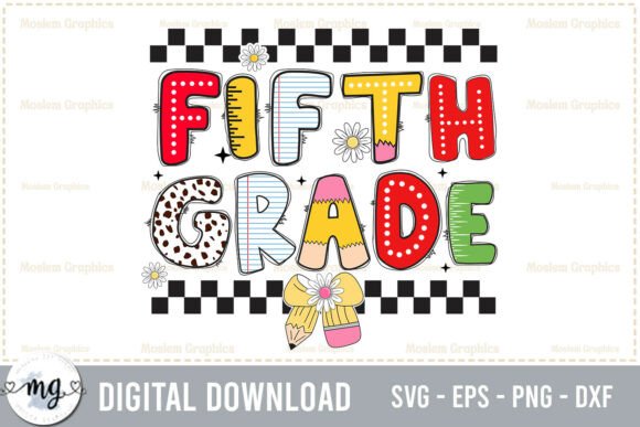 Fifth Grade - Back to School SVG
