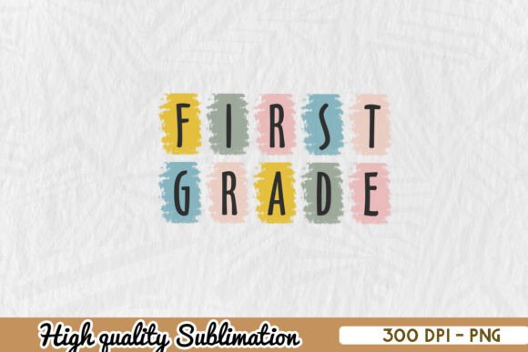 First Grade Back to School PNG