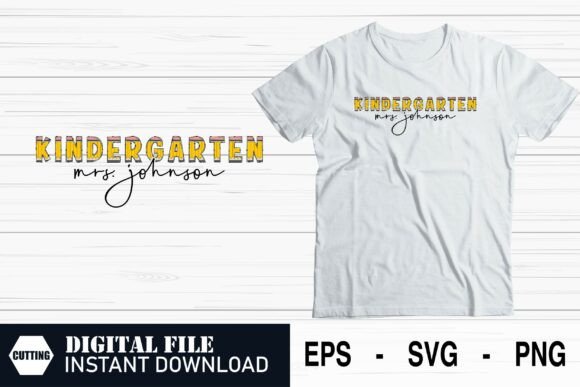 Kindergarten Mrs. Johnson Back to School Graphics