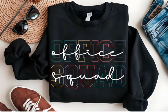 Office Squad SVG PNG: Graphics for T-Shirt Designs