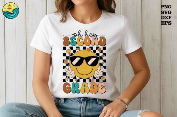 Oh Hey Second Grade SVG, Back to School Graphics