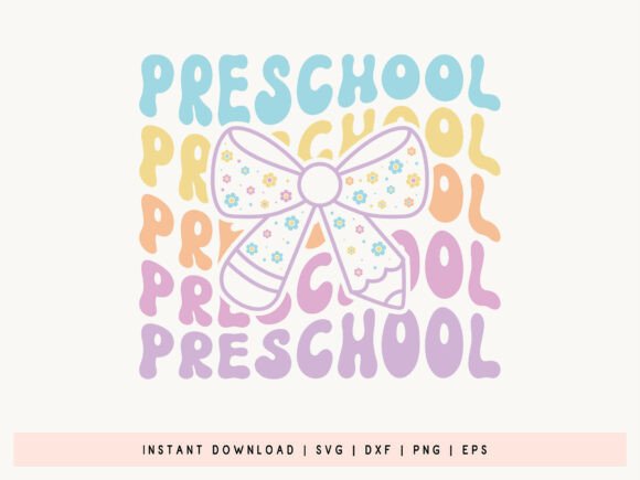 Preschool - Coquette Back to School SVG