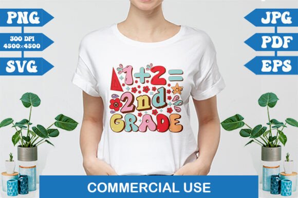 Retro 2nd Grade Back to School T-Shirt