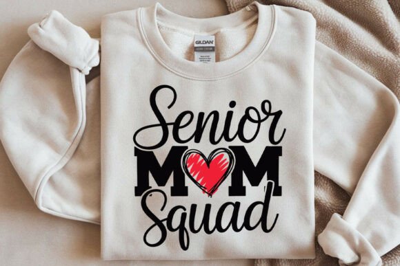 Senior Mom Squad Svg, Back to School Svg