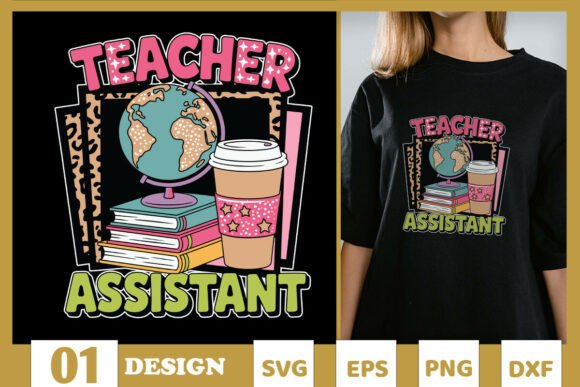 Teacher Assistant Back to School SVG