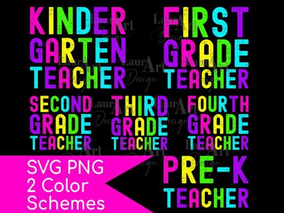 Teacher Back to School Kindergarten PreK Graphics